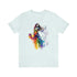 Rainbow Belly Dancer's Pose - Short Sleeve Tee Heather Ice Blue